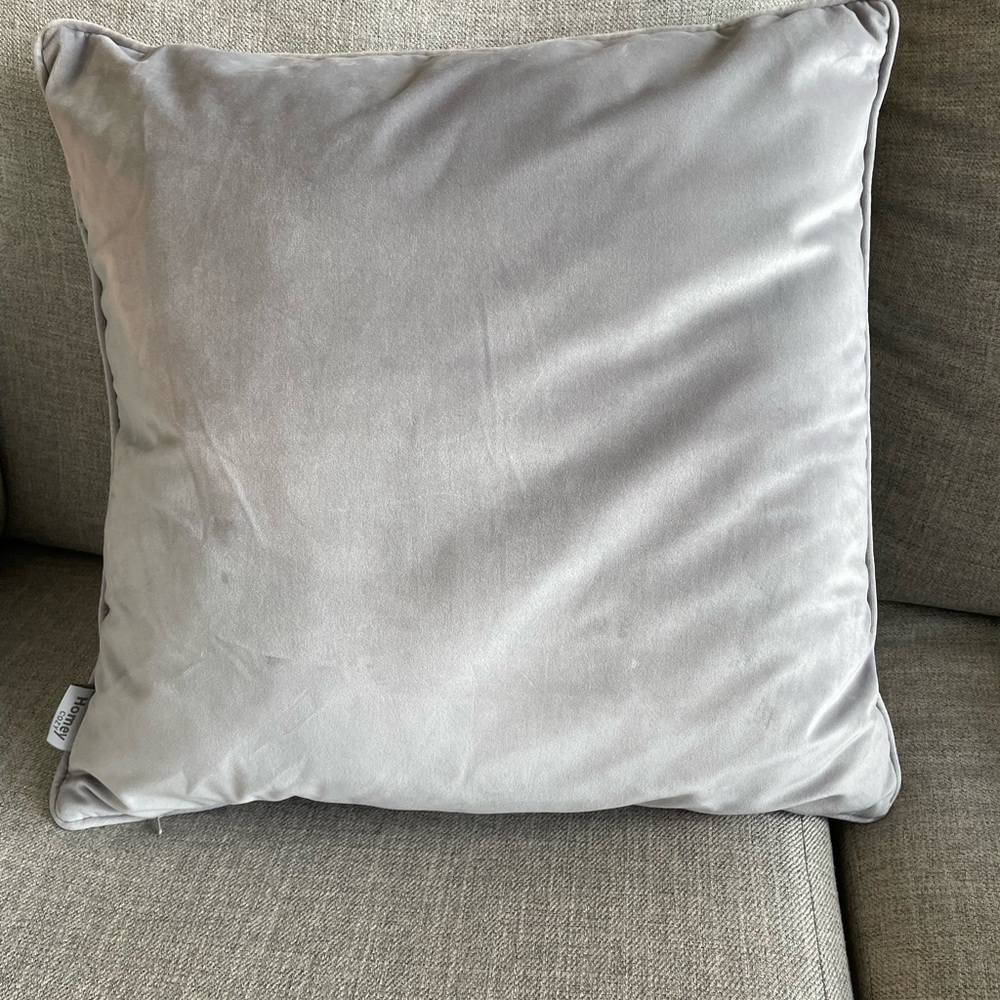Gorgeous throw pillows, grey - Picture 2 of 2